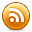 Button White RSS Icon